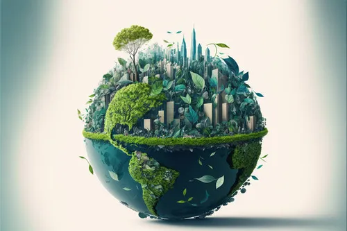 See green earth globe, go green!